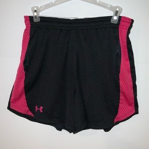Woman’s Medium Under Armour Athletic Shorts Black